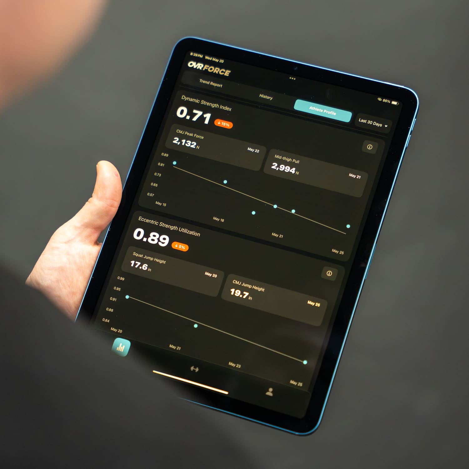 Track Performance Across a Full Season With Force Plates